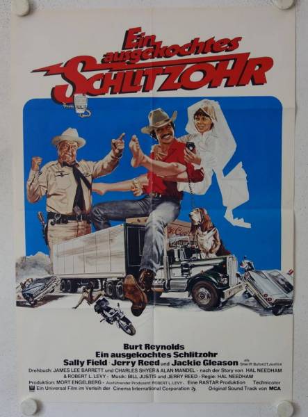 Smokey and the Bandit original release german movie poster